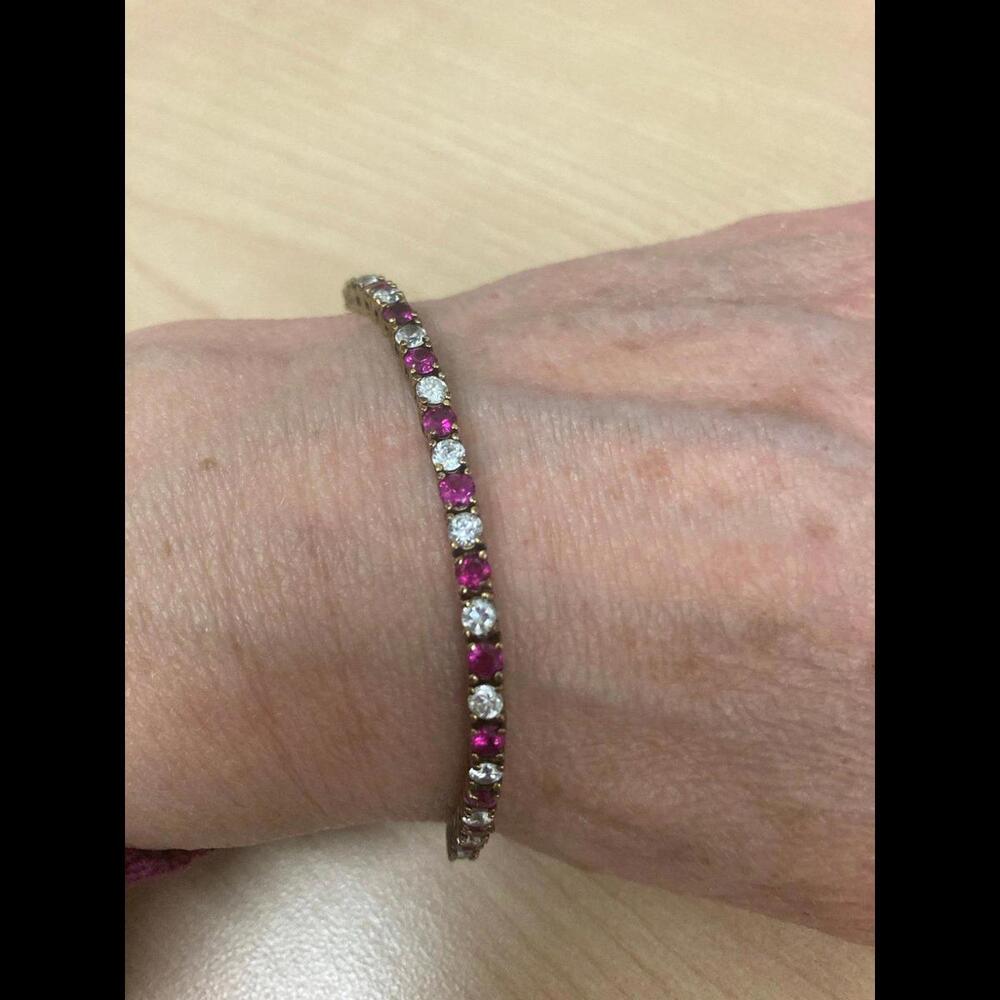 Ruby Tennis Bracelet - image 7